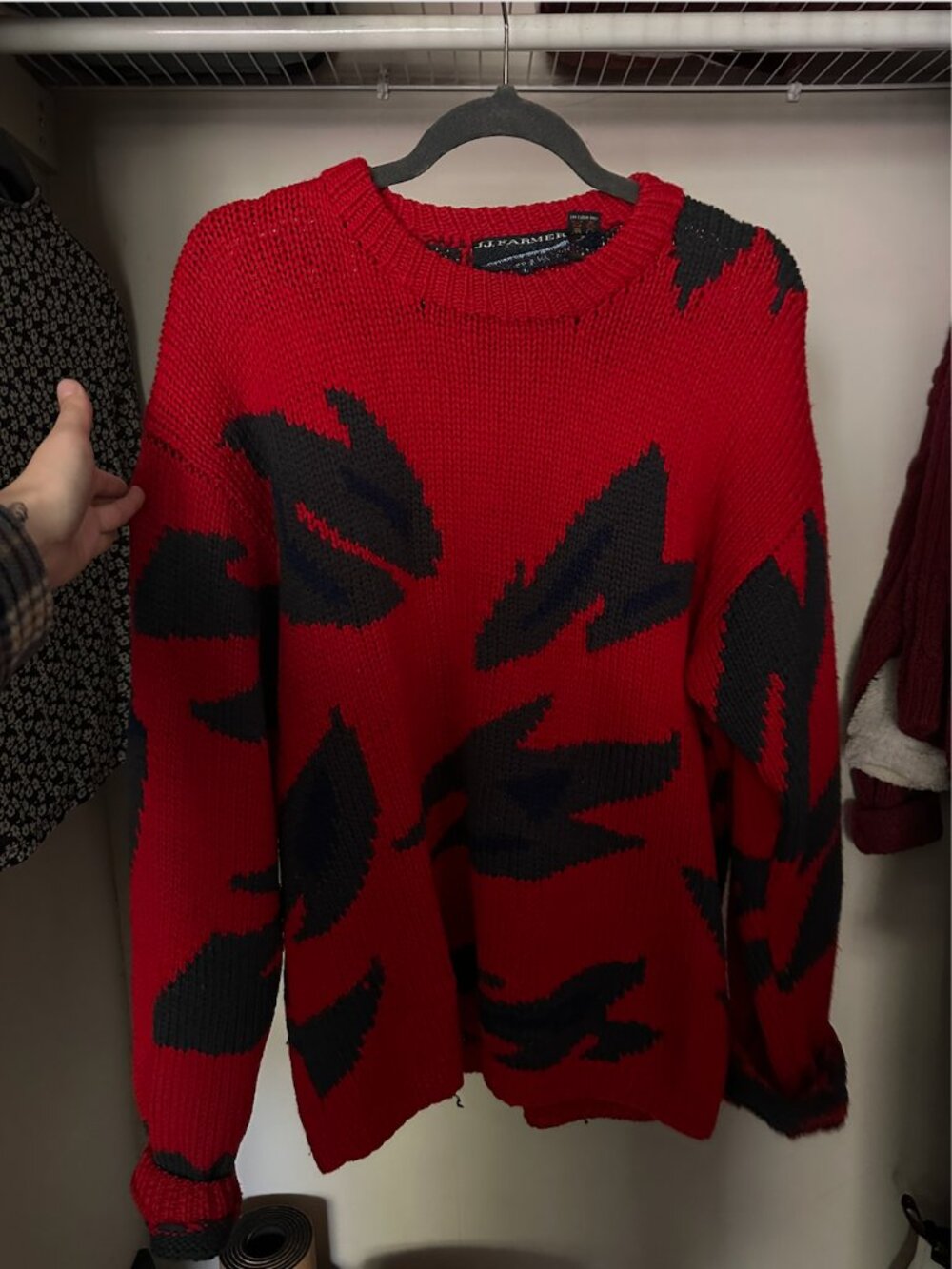 Vintage JJ Farmer Wool Sweater